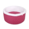 Ballenbak Baby Minky  Bordeaux Wit-wijnrood
