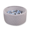 Ballenbak grijs voor baby