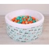 Ballenbak met 200 Ballen Mint