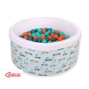 Ballenbak met 200 Ballen Mint