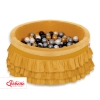 Ballenbak Minky Geel