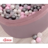 Ballenbak Minky Pastelviolet
