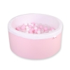 Ballenbak Minky Roze