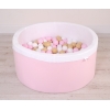 Ballenbak Minky Roze