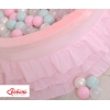 Ballenbak Minky Roze