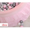 Ballenbak Minky Roze