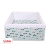 Ballenbak voor Baby Minky  Mint Konijnen