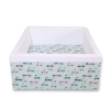 Ballenbak voor Baby Minky  Mint Konijnen