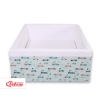 Ballenbak voor Baby Minky  Mint Konijnen
