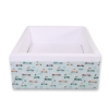 Ballenbak voor Baby Minky  Mint Konijnen