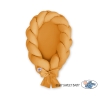 Bedbumper & Babynest Gevlochten 2 in 1 Honing Mosterd