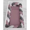 Bedbumper vlecht voor ledikant 360 cm