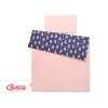 Beddengoed 2 dele 140x200 Junior Donkerblauw Konijnen