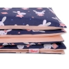 Beddengoed 2 dele 140x200 Junior Donkerblauw Konijnen