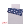 Beddengoed 2 dele 140x200 Junior Donkerblauw Zwanen