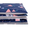 Beddengoed 2 dele 140x200 Junior Donkerblauw Zwanen