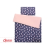 Beddengoed 2 delen 100x135 Mini Donkerblauw Konijnen