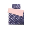 Beddengoed 2 delen 100x135 Mini Donkerblauw Konijnen