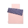 Beddengoed 2 delen 100x135 Mini Donkerblauw Konijnen