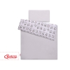 Beddengoed 2 delen 100x135 Mini Grijs Panda