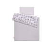 Beddengoed 2 delen 100x135 Mini Grijs Panda