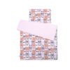 Beddengoed 2 delen 100x135 Mini Roze Grijs Katten