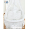 Beddengoed 2 st voor Babymand / Rieten Kribbe