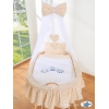 Beddengoed 2 st voor Babymand / Rieten Kribbe
