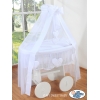 Beddengoed - 4 Delen voor Babymand / Rieten Babybed