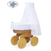 Beddengoed - 4 Delen voor Babymand / Rieten Babybed Sophia