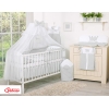 Beddengoed Kinderbed 7 st met Klamboe -  Grijs Little Prince Princess