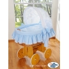 Wiegbekleding met kap voor baby wiegje
