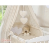 Beddengoed voor Babybed 11 st met Hemel Hemeltje - Harten Beige Polkaprikker