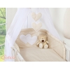 Beddengoed voor Babybed 11 st met Hemel Hemeltje - Harten Beige Polkaprikker