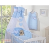 Beddengoed voor Babybed 11 st met Hemel Hemeltje - Harten Blauw