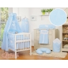 Beddengoed voor Babybed 11 st met Hemel Hemeltje - Harten Blauw Snijder