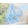 Beddengoed voor Babybed 11 st met Hemel Hemeltje - Harten Blauw Snijder