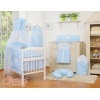 Beddengoed voor Babybed 11 st met Hemel Hemeltje - Harten Blauw Snijder