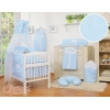 Beddengoed voor Babybed 11 st met Hemel Hemeltje - Harten Blauw Snijder