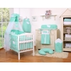 Beddengoed voor Babybed 11 st met Hemel Hemeltje - Harten Mint