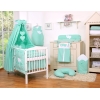 Beddengoed voor Babybed 11 st met Hemel Hemeltje - Harten Mint