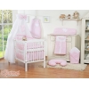 Beddengoed voor Babybed 11 st met Hemel Hemeltje - Harten Roze Geruit