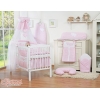 Beddengoed voor Babybed 11 st met Hemel Hemeltje - Harten Roze Geruit