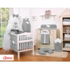 Beddengoed voor Babybed 11 st met Hemel Klamboe - Harten Antraciet