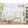 Beddengoed voor Babybed 11 st met Hemel Klamboe - Harten Wit