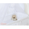 Beddengoed voor Babybed 11 st met Hemel Klamboe - Harten Wit
