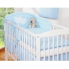 Beddengoed voor Babybed 3 st - Harten Blauw Snijder