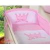 Beddengoed voor Babybed 3 st -  Roze Little Prince Princess
