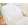Beddengoed voor Babybed 3 st -  Wit Little Prince Princess
