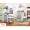 Beddengoed voor Babybed 5 st met Hemeltje - Harten Antraciet